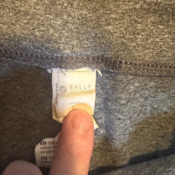 Bally Total Fitness size Large grey Leggings - Picture 2 of 3